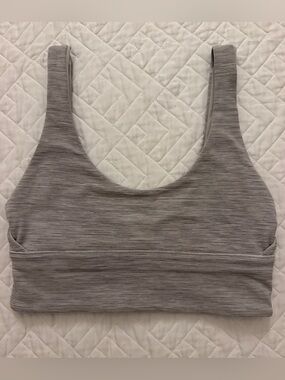 Lululemon Heathered Gray Reversible Sports Bra | Size 6 | EUC